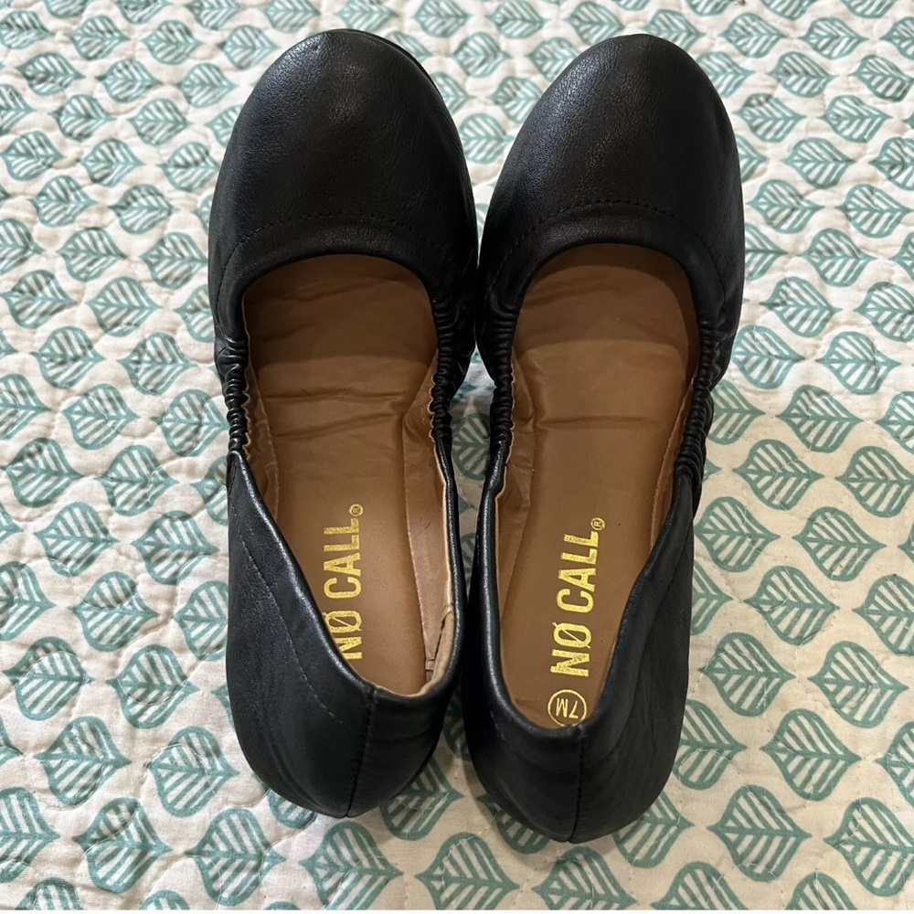 No Call Ballet Style Flats 7 M Worn Once Business Casual Black Womens Shoes